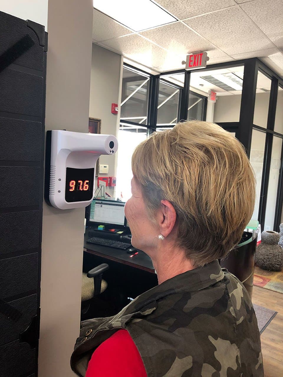 K3 Non-Contact Hands-Free Infrared Wall Digital Thermometer w/ Alarm - primehubstore.shop Infrared Thermometers