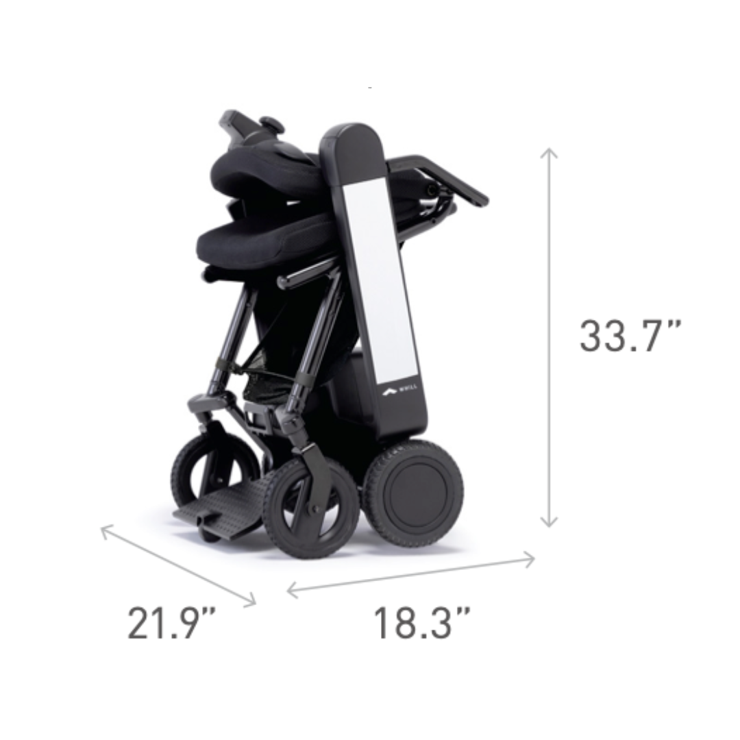 WHILL Model F Travel Power Chair - Foldable and Lightweight - Airline Approved - primehubstore.shop Power Chairs