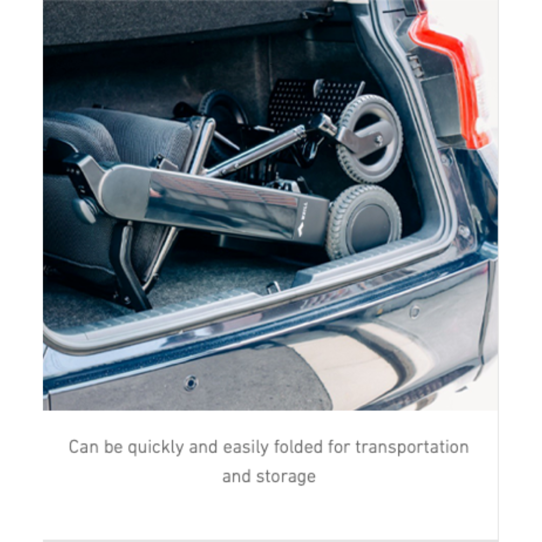 WHILL Model F Travel Power Chair - Foldable and Lightweight - Airline Approved - primehubstore.shop Power Chairs