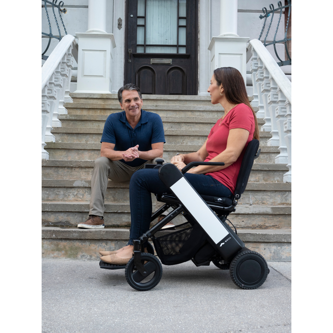 WHILL Model F Travel Power Chair - Foldable and Lightweight - Airline Approved - primehubstore.shop Power Chairs